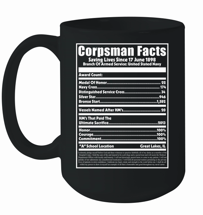 Corpsman Facts Ceramic Mug