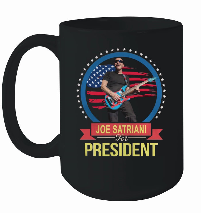 Joe Satriani For Fresident T-Shirt Ceramic Mug