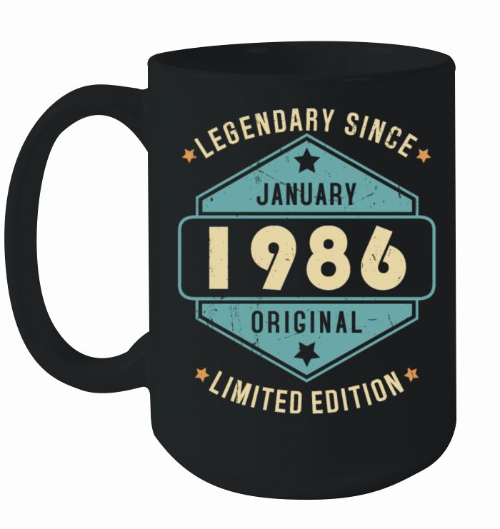 Legendary Since January 1986 Limited Edition Ceramic Mug