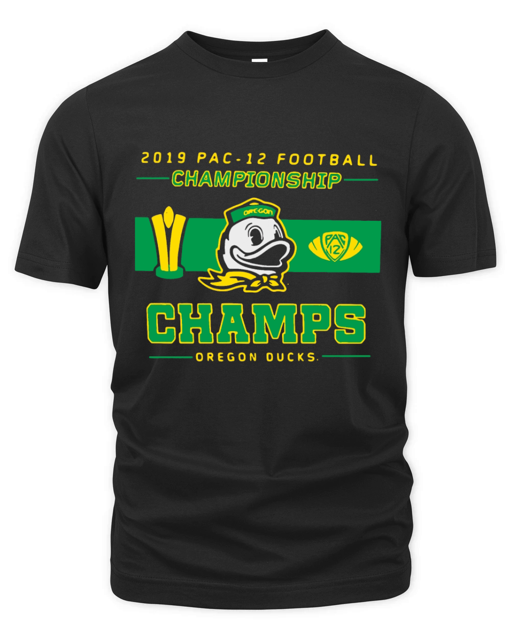 2019 Pac 12 Football Championship Champs Oregon Ducks shirt Organic Unisex T-shirt