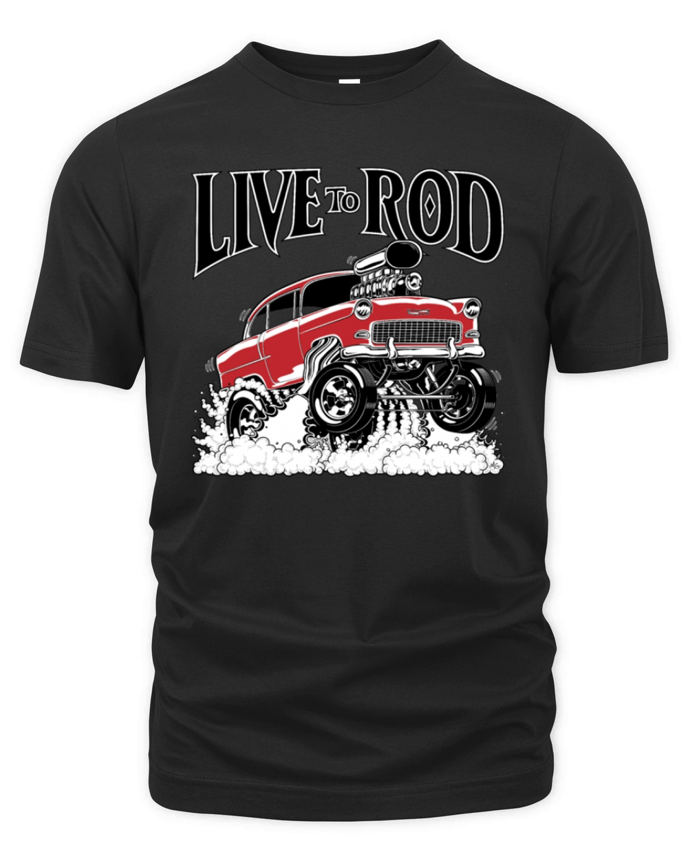 ALive To Rod 1955 Gasser Organic Unisex T-shirt