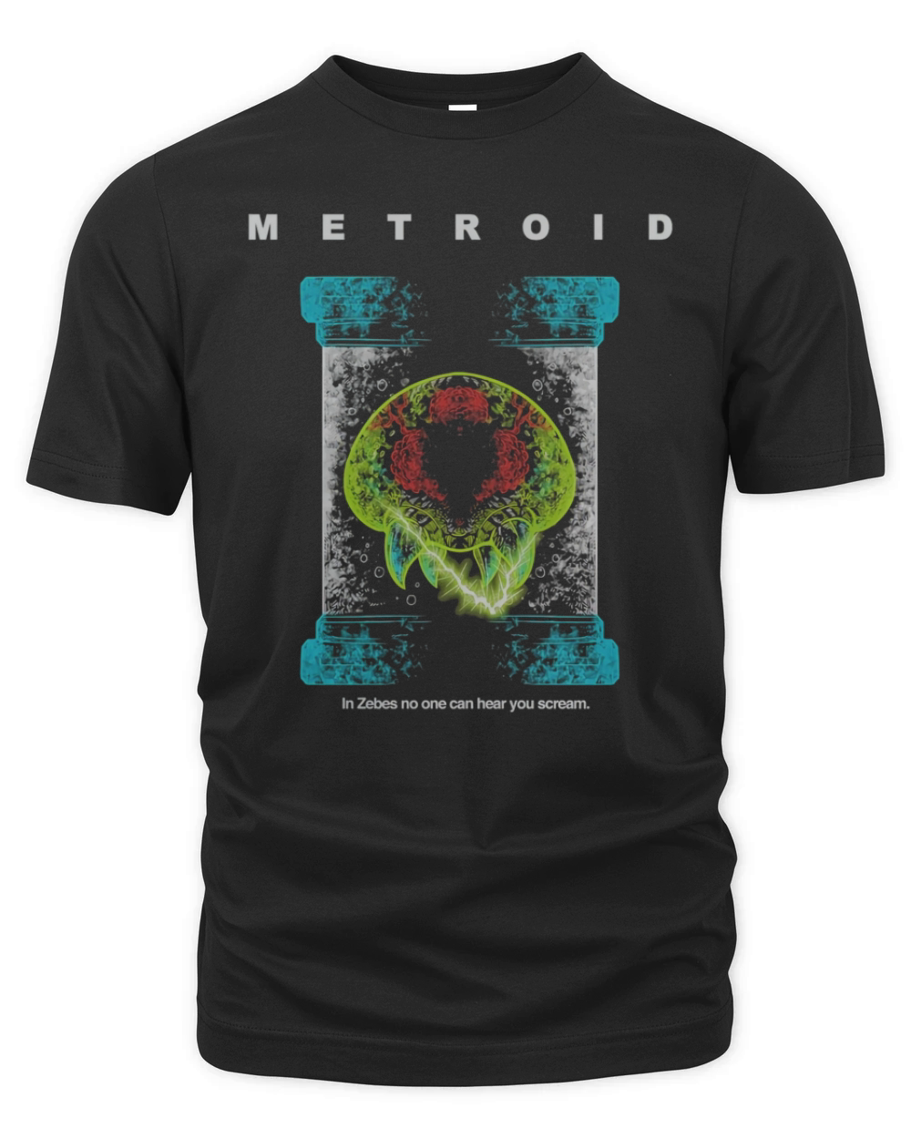 IN ZEBES METROID SAMUS ARAN ZEBES GAMING ALIEN XENOMORPH MOVIES Organic Unisex T-shirt