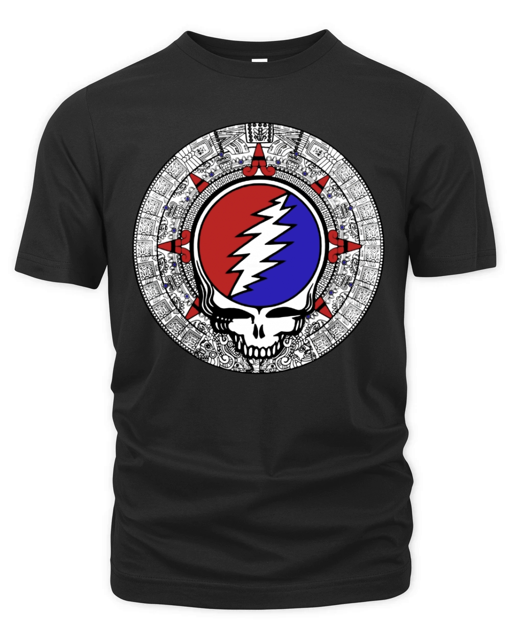 Mayan Calendar Steal Your Face - Basic Color Organic Unisex T-shirt