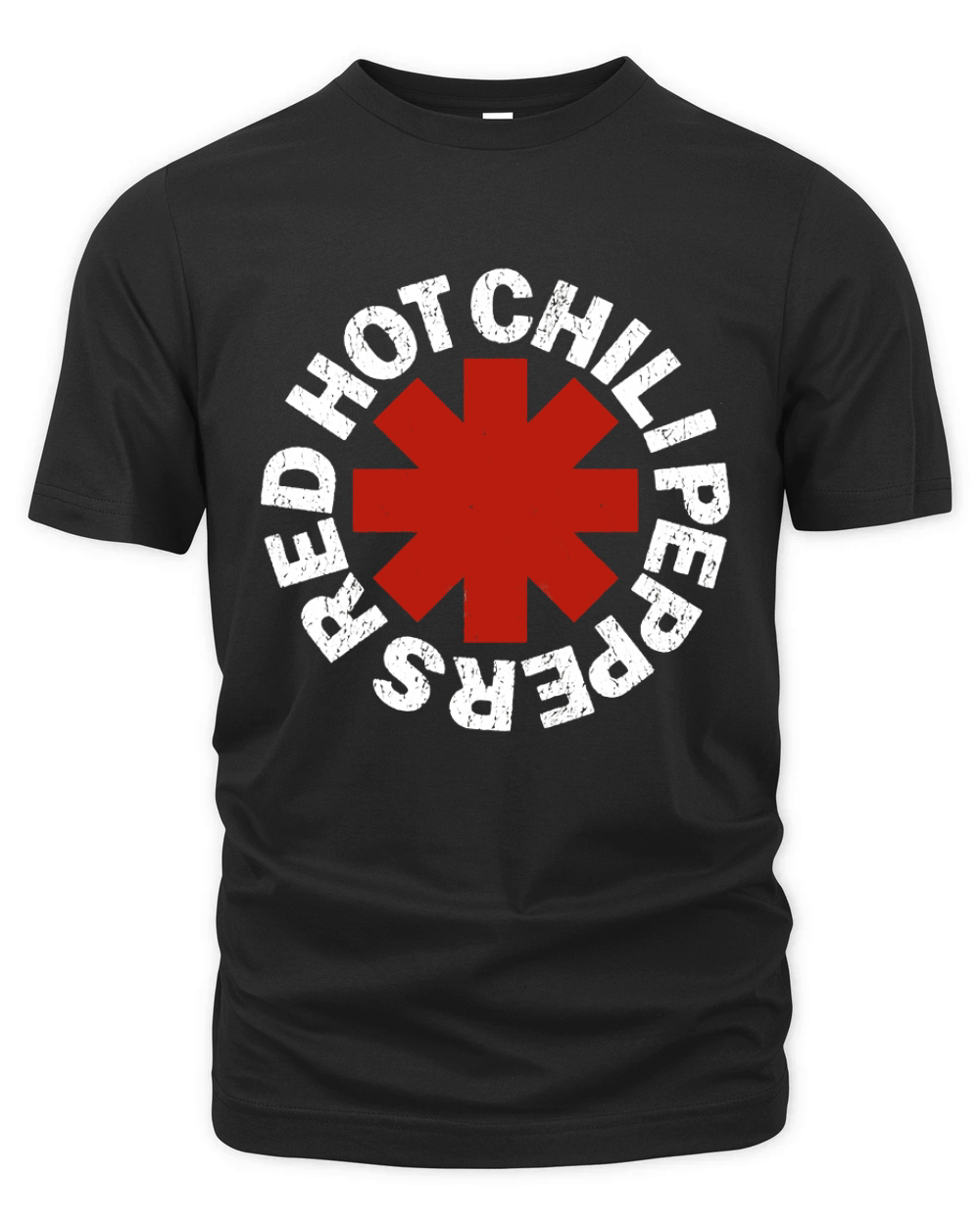 Red Hot Chili Peppers Vintage Logo Distressed Organic Unisex T-shirt