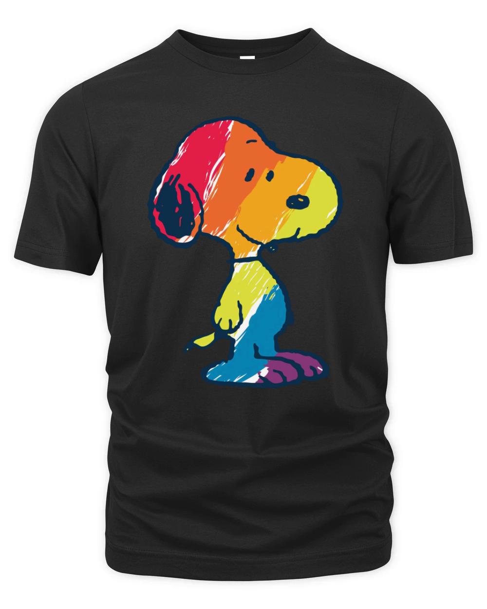 shirt rainbow snoopy Organic Unisex T-shirt