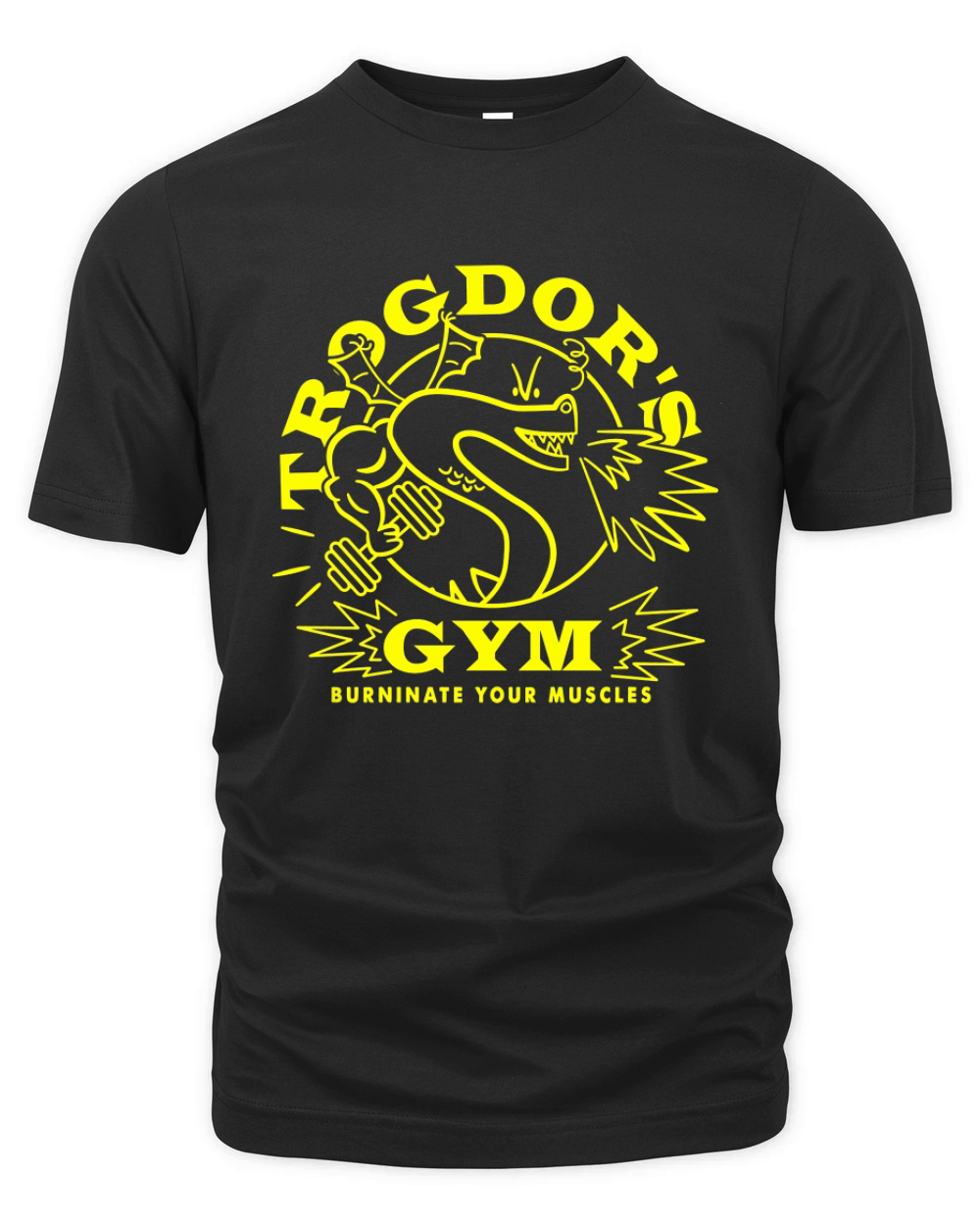 Snake Trogdor’s Gym Burninate Your Muscles shirt Organic Unisex T-shirt