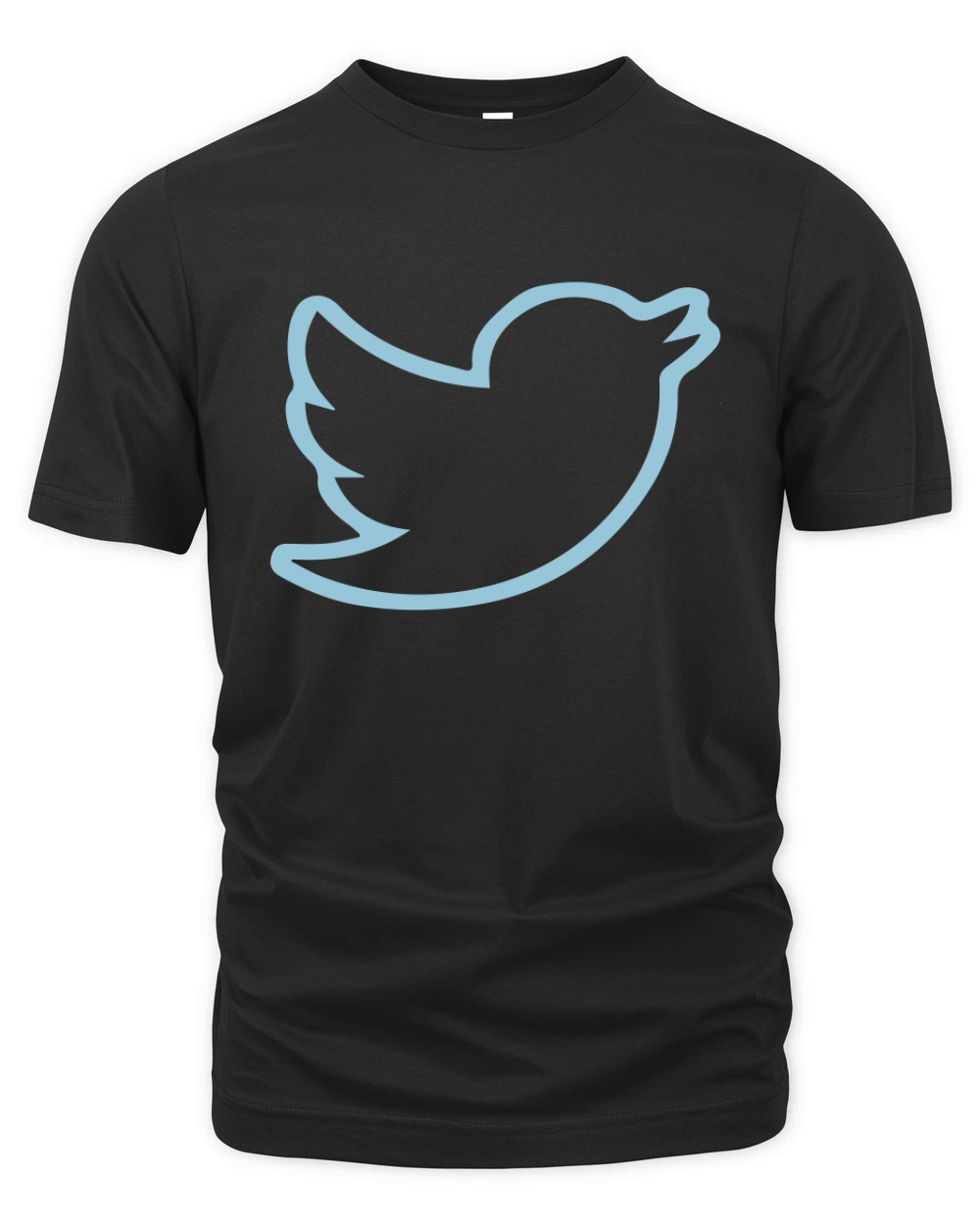 Twitter Bird Border Organic Unisex T-shirt