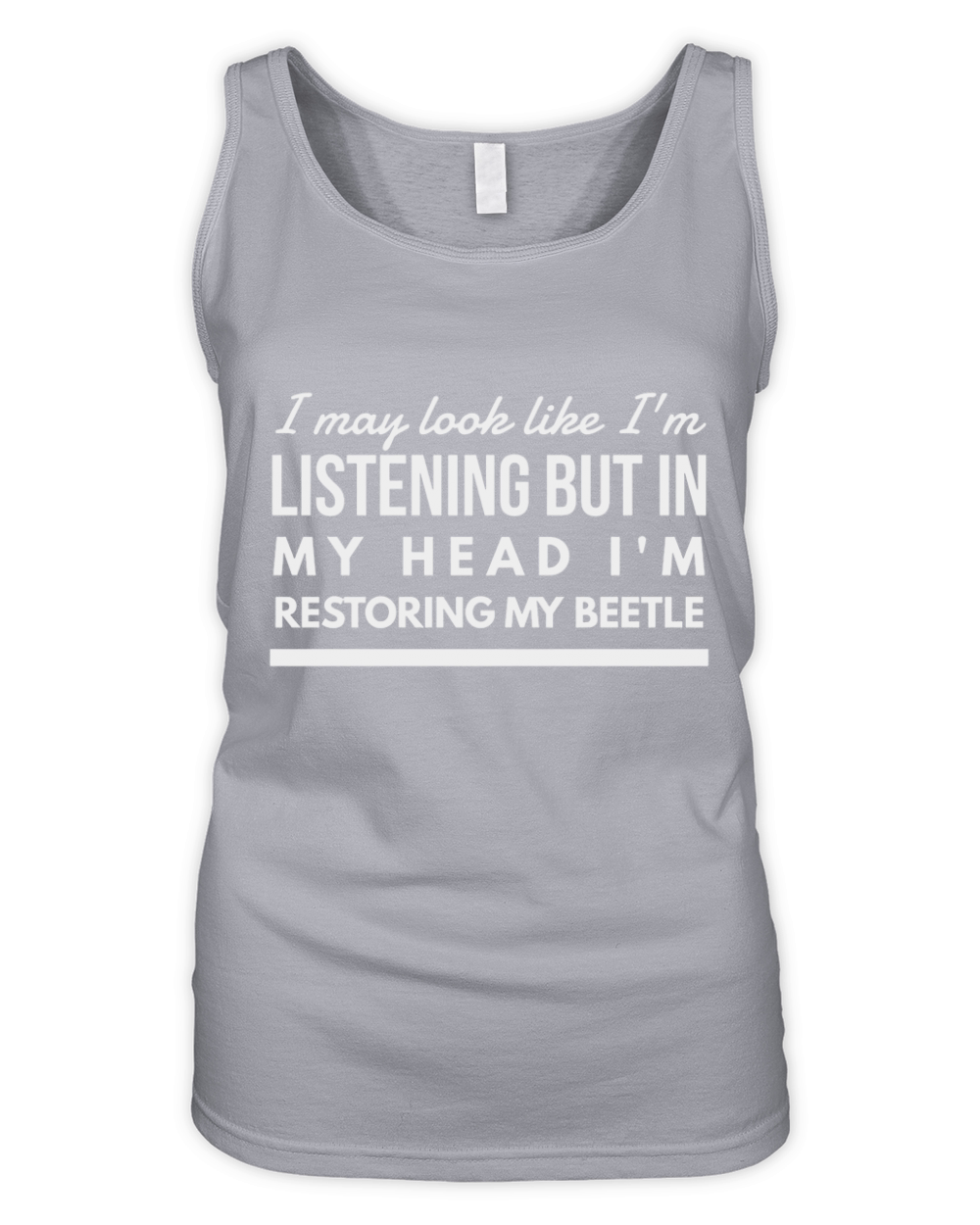 IN MY HEAD  BEETLE VW BEETLE BEETLE VW VOLKSWAGEN RESTORATION PARTS Organic Women's Tank Top
