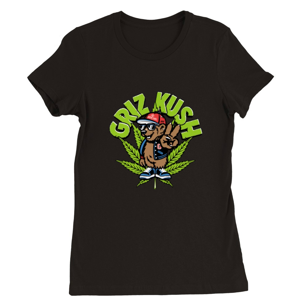griz kush t shirt Premium Womens Crewneck T-shirt