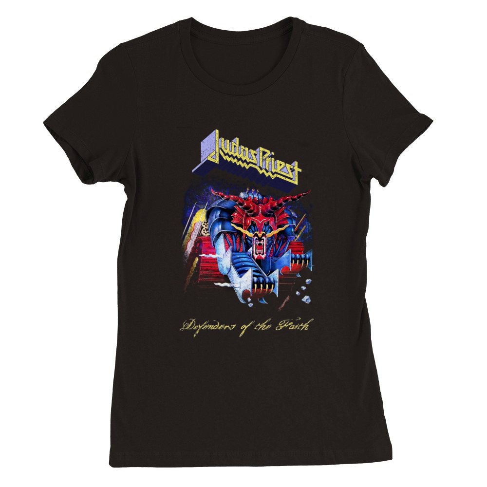 Judas Priest - Defenders Of The Faith T-Shirt Premium Womens Crewneck T-shirt