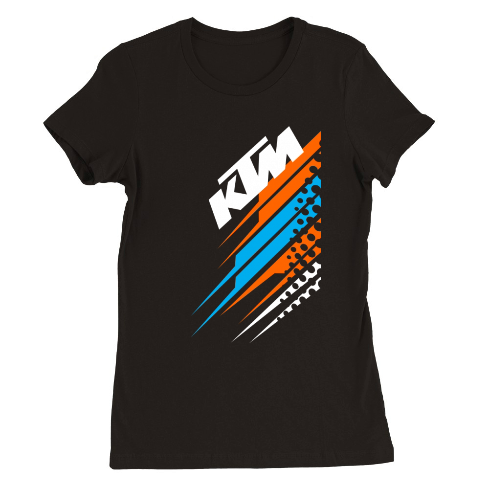 Ktm Racing Premium Womens Crewneck T-shirt