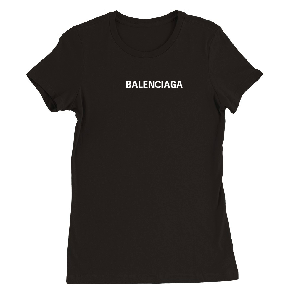 Rare Balenciaga Premium Womens Crewneck T-shirt