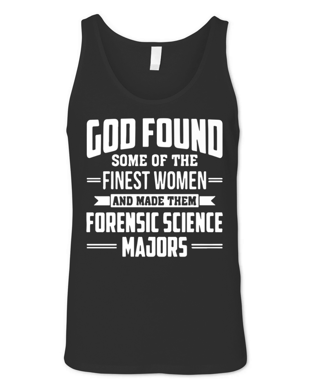 Forensic Science Major - Limited Edition Unisex Jersey Tank