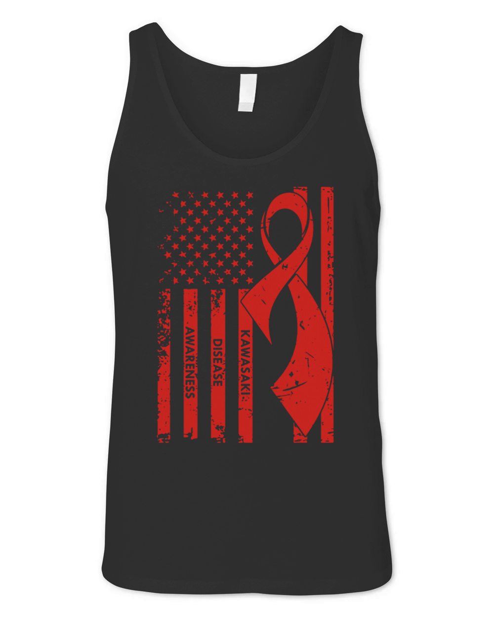 Kawasaki Disease Awareness T-Shirt Unisex Jersey Tank