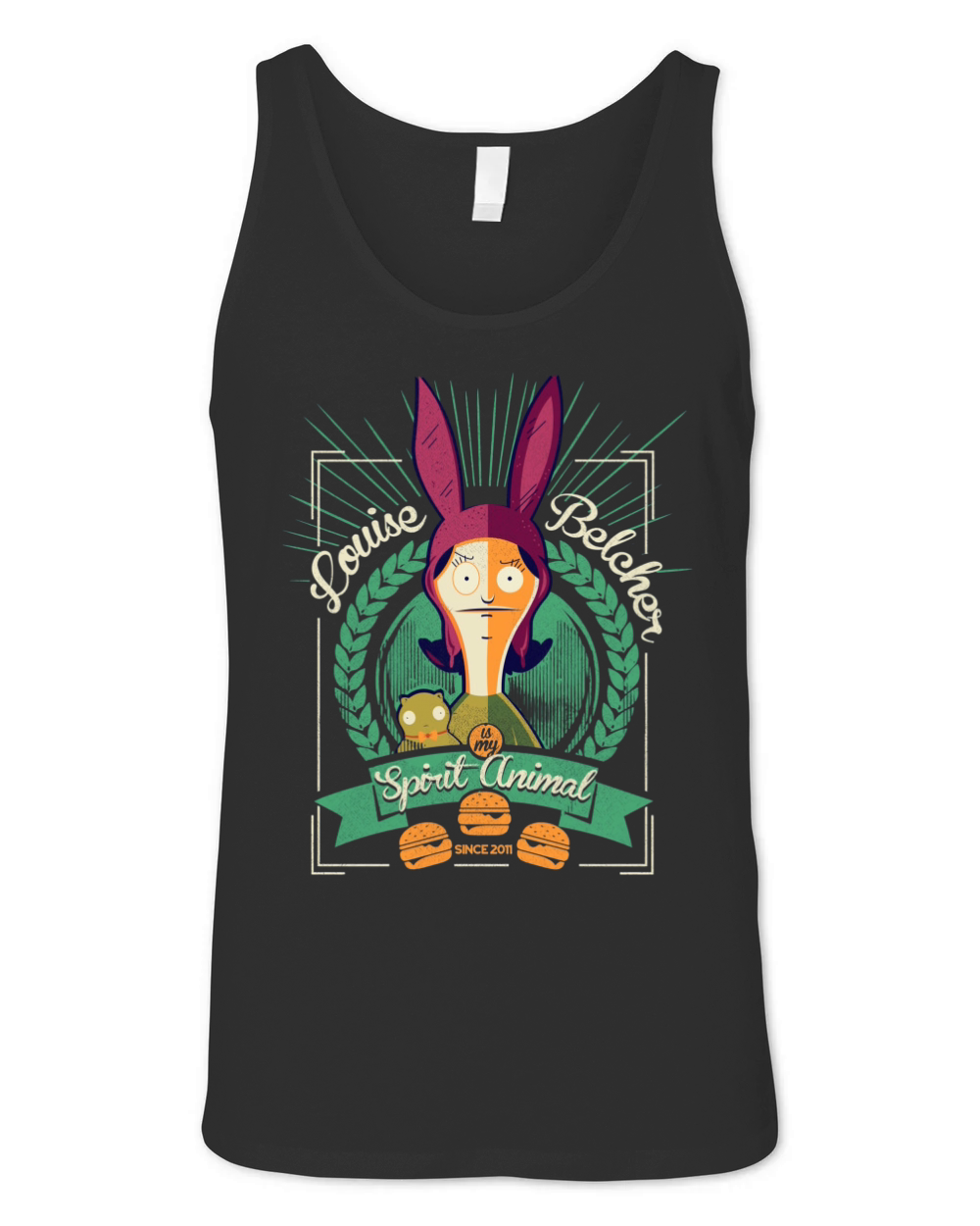 louise belcher is my spirit animal Unisex Jersey Tank