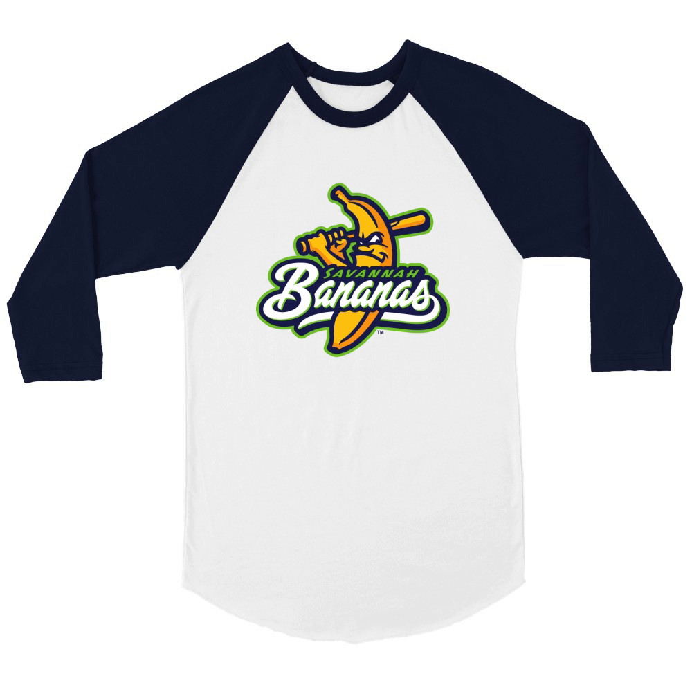 Savannah Bananas Unisex ¾ sleeve Raglan T-shirt