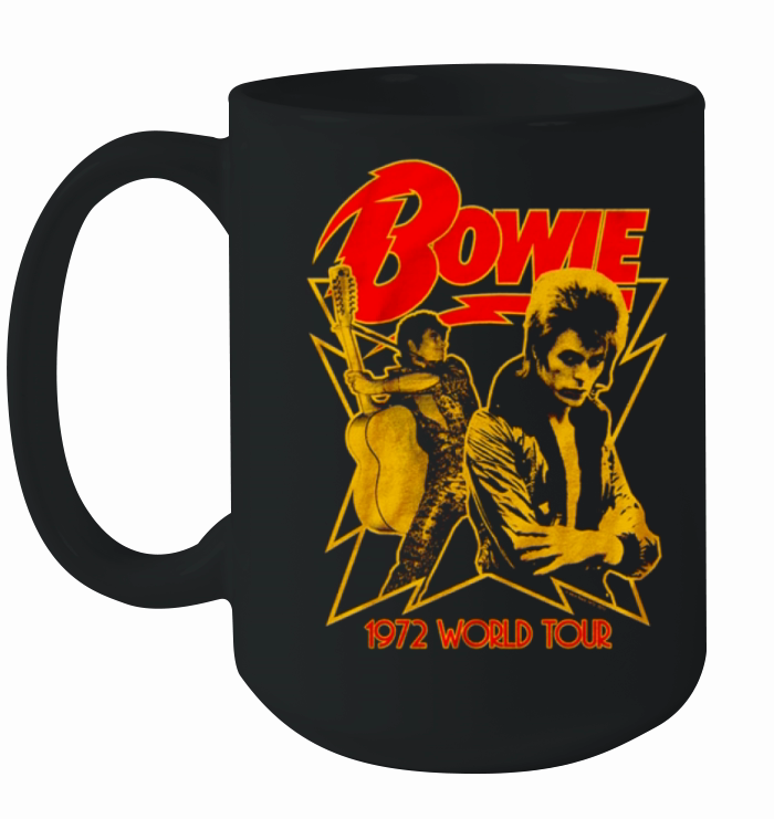 1972 World Tour David Bowie Ceramic Mug