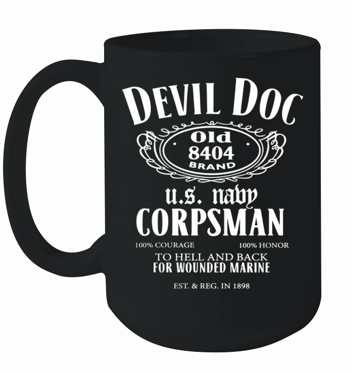Corpsman - Devil Doc 8404 T Shirt Ceramic Mug