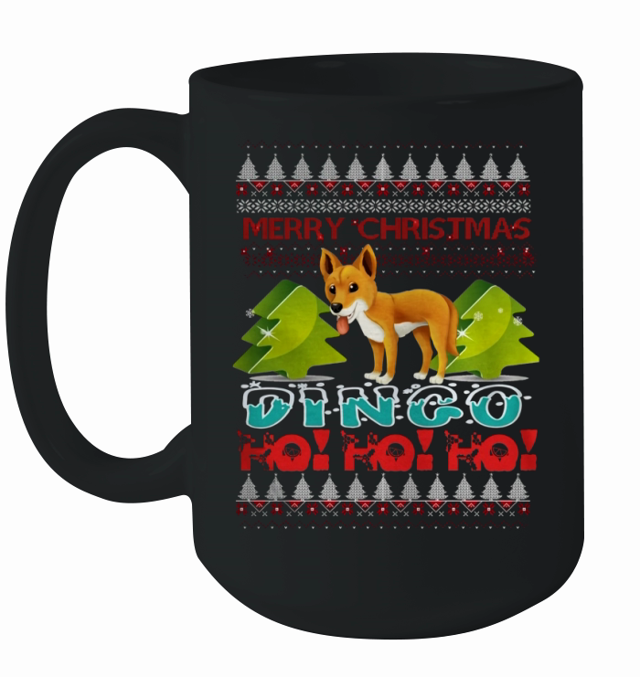 Dingo Ugly Christmas Sweater,Dingo Christmas Day,Dingo Christmas Eve,Dingo Noel Ceramic Mug