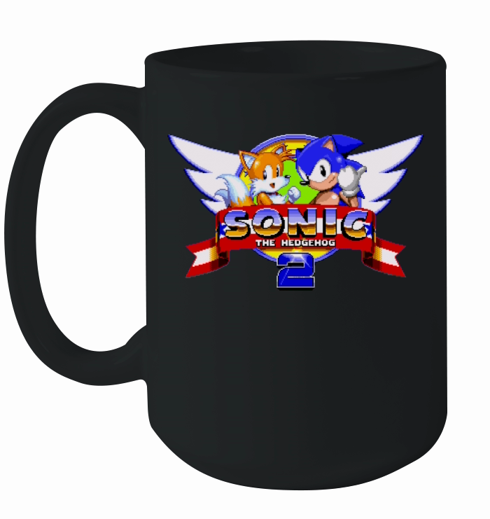 Sonic 2 Title Screen Ceramic Mug