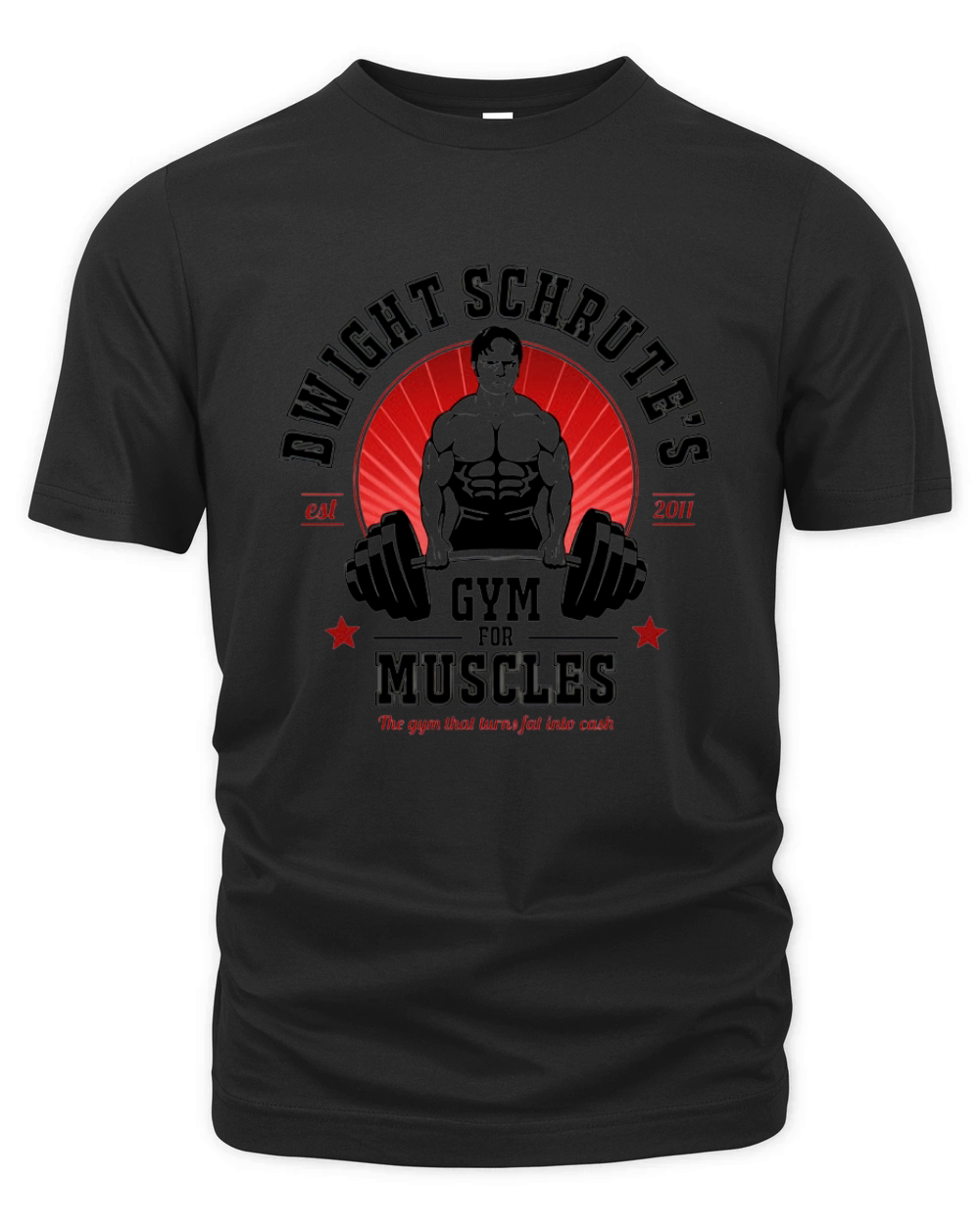 Dwight Schrute Gym For Muscles Organic Unisex T-shirt