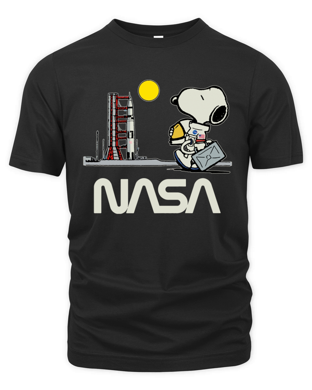 Nasa snoopy Organic Unisex T-shirt