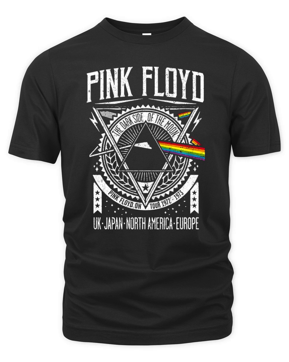 PINK FLOYD - DARK SIDE OF THE MOON TOUR Organic Unisex T-shirt
