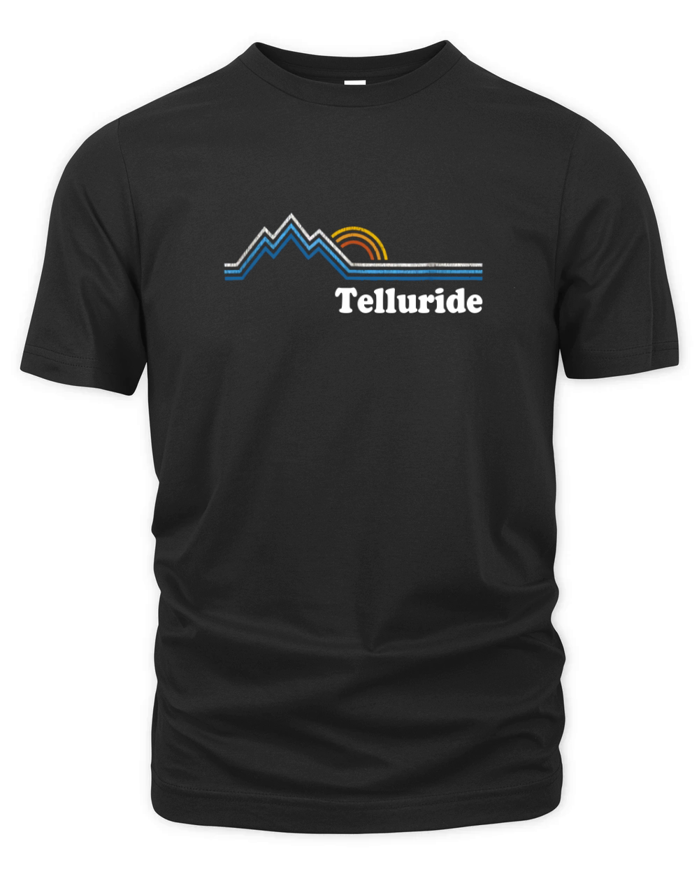 Retro Telluride Colorado T Shirt Vintage Sunrise Mountains T Organic Unisex T-shirt