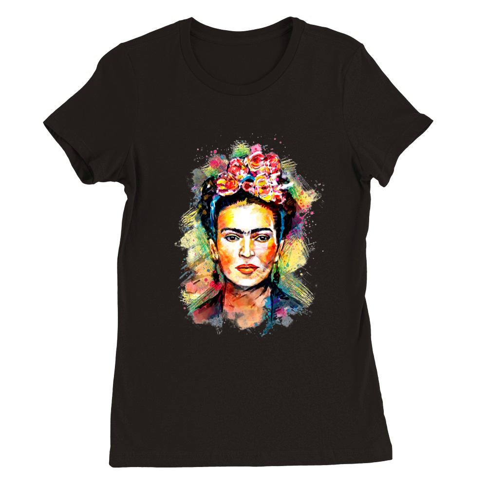 Frida Kahlo Premium Womens Crewneck T-shirt