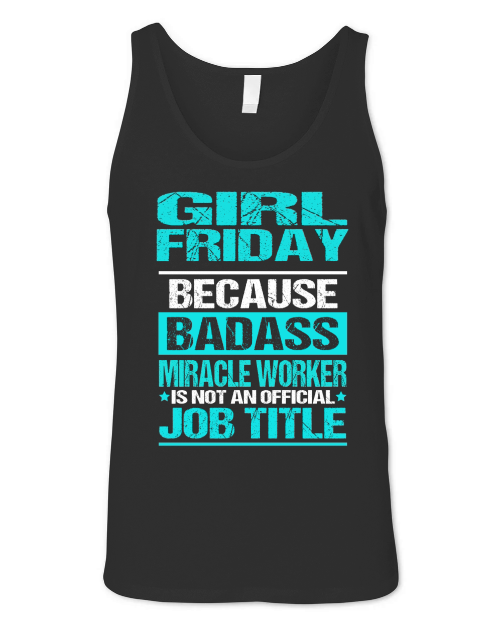 GIRL FRIDAY Unisex Jersey Tank