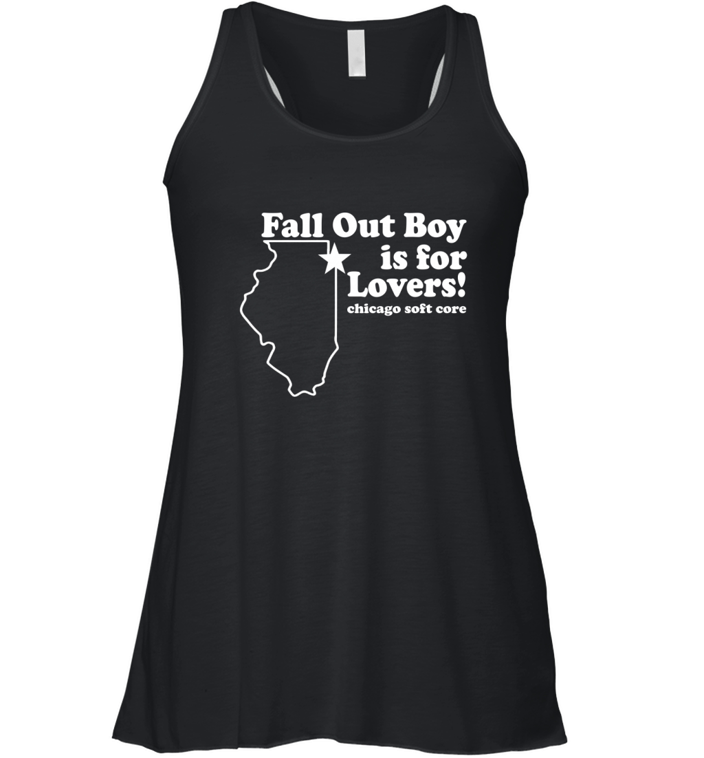 Fall Out Boy Is For Lovers Chicago Funny Women's Flowy Tank Top