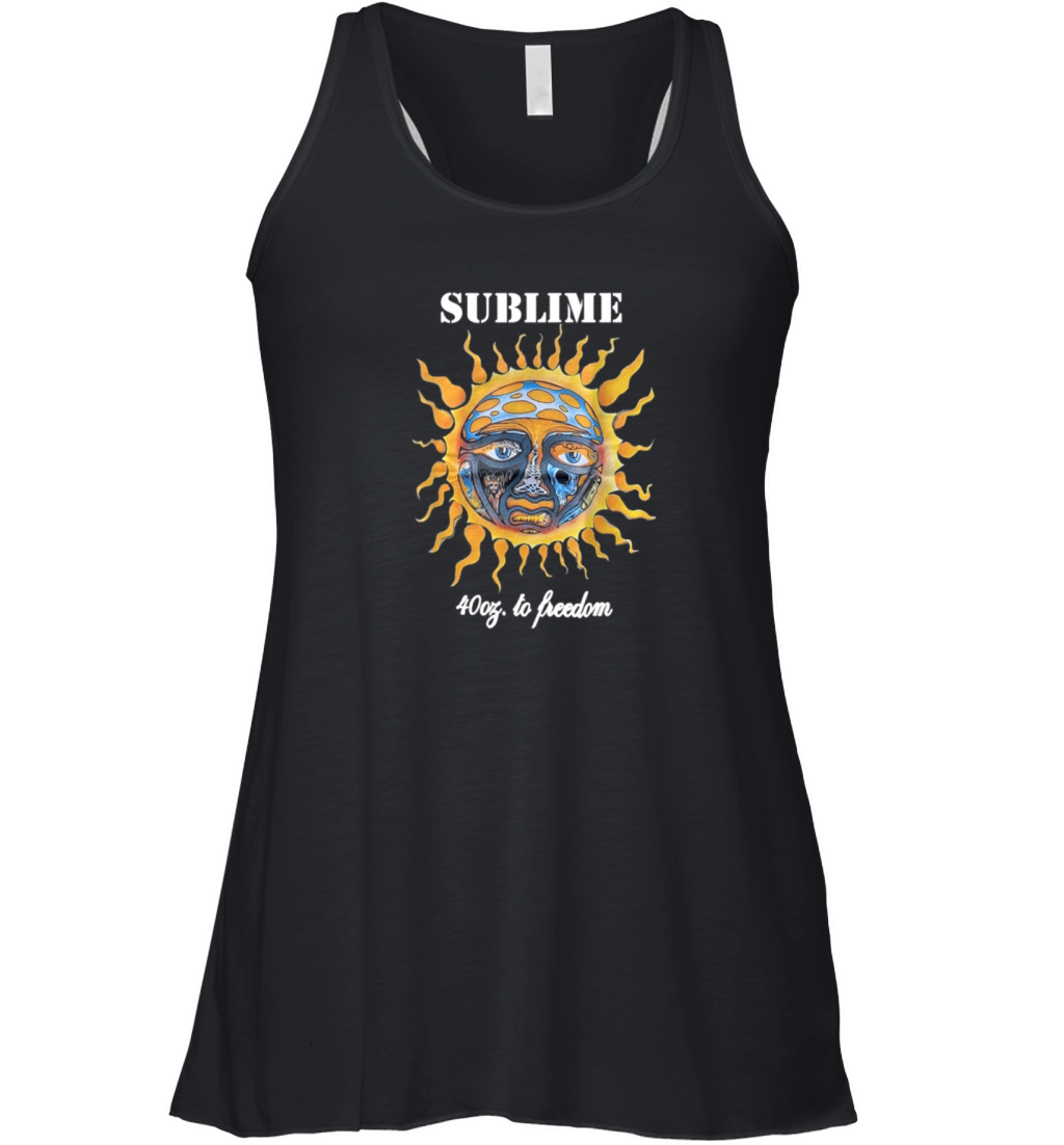 Officially Licensed Vintage Sublime Gift For Women Men Women's Flowy Tank Top