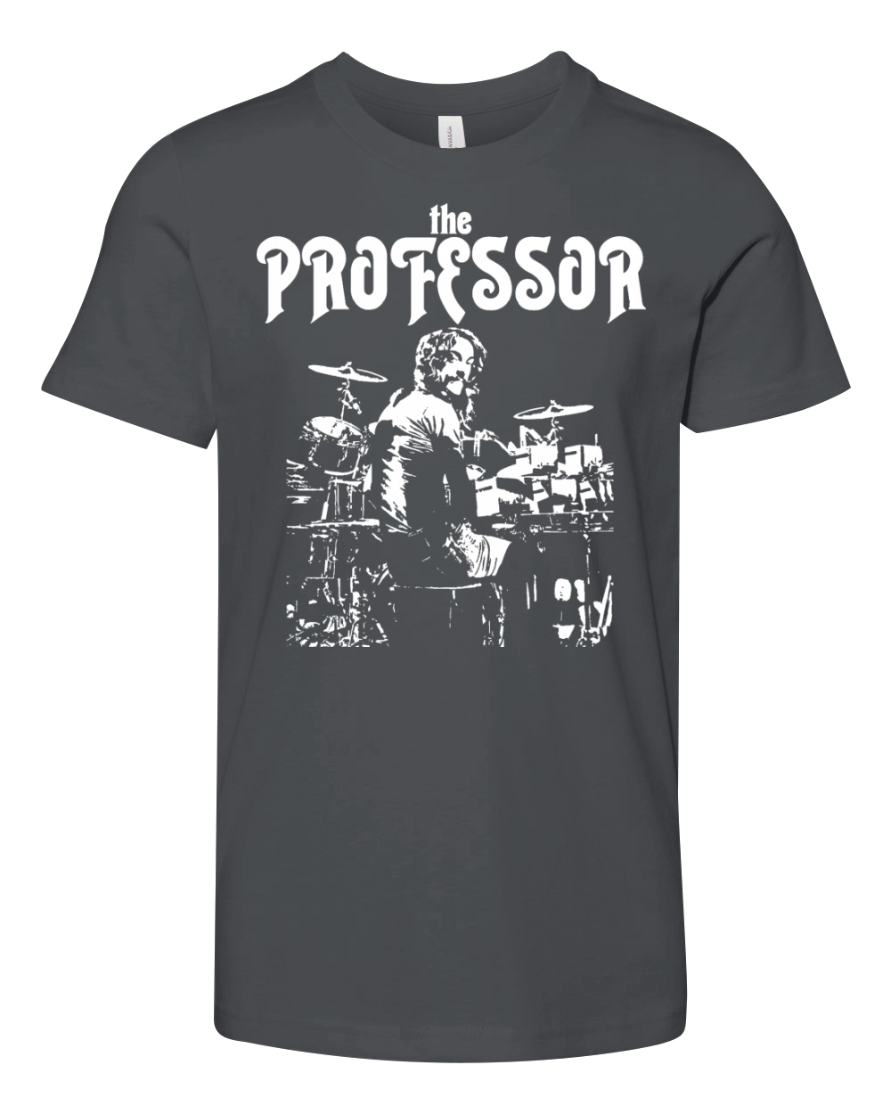 Neil Peart The Professor Drummer Youth Unisex Jersey Tee