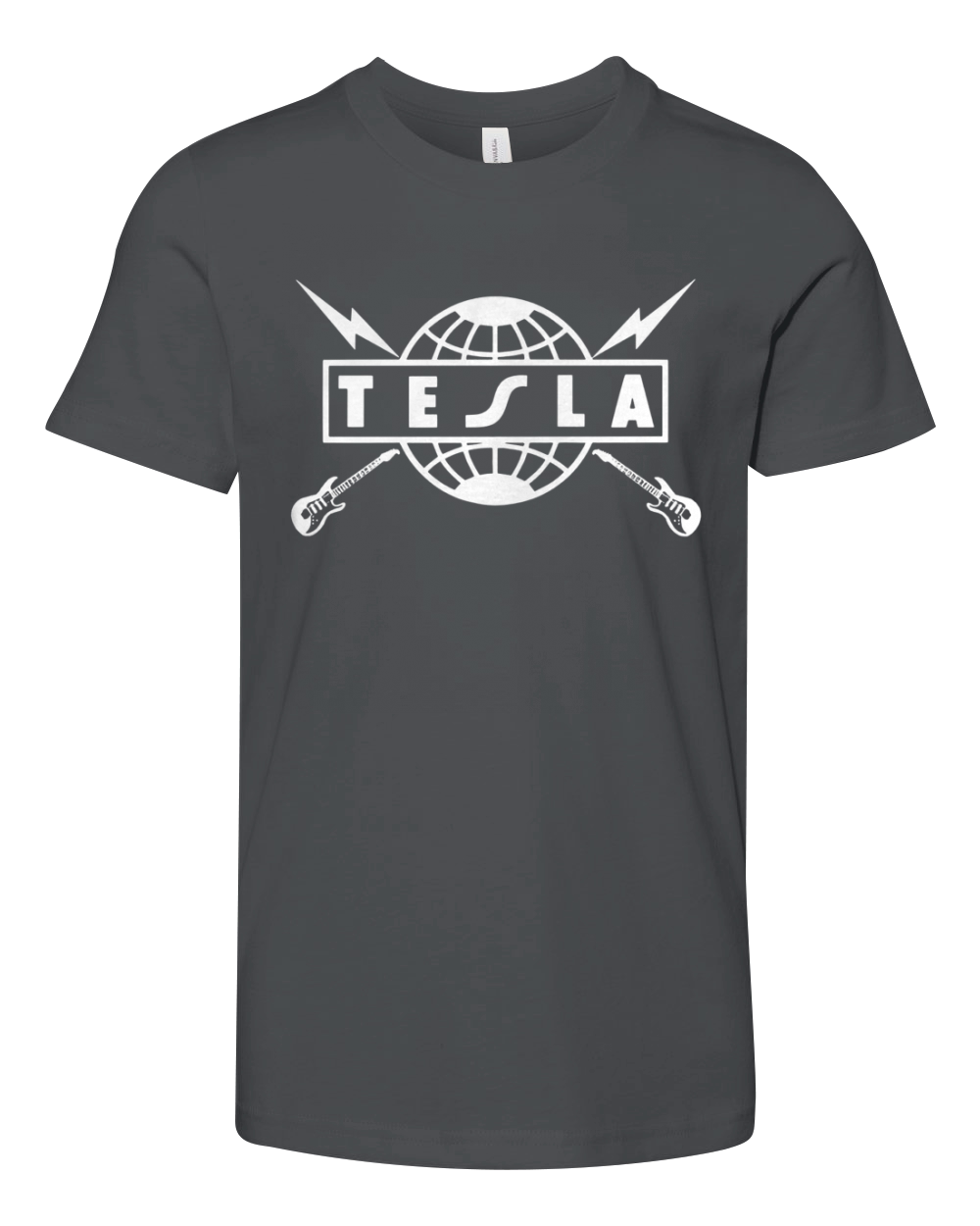 Tesla Band Tshirt Youth Unisex Jersey Tee