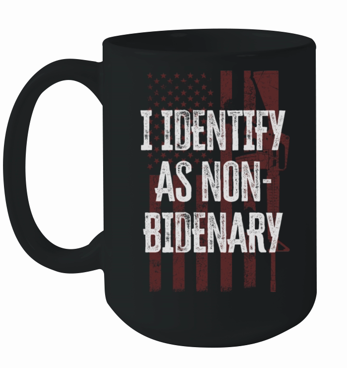 I Identify As Non-Bidenary Ceramic Mug