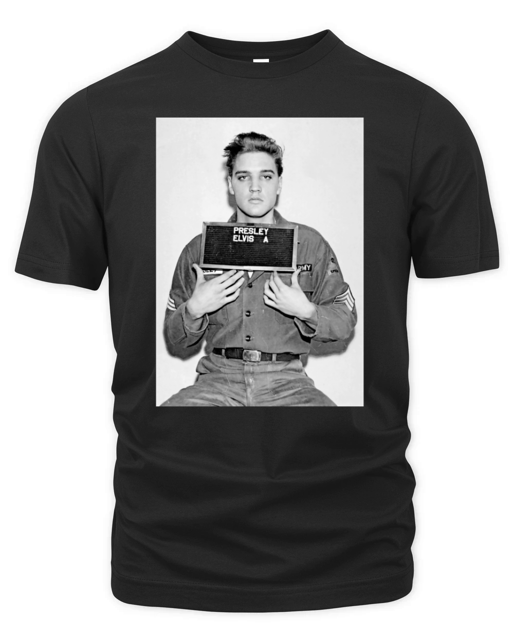Elvis Presleys mugshot 1956 Tshirt Organic Unisex T-shirt