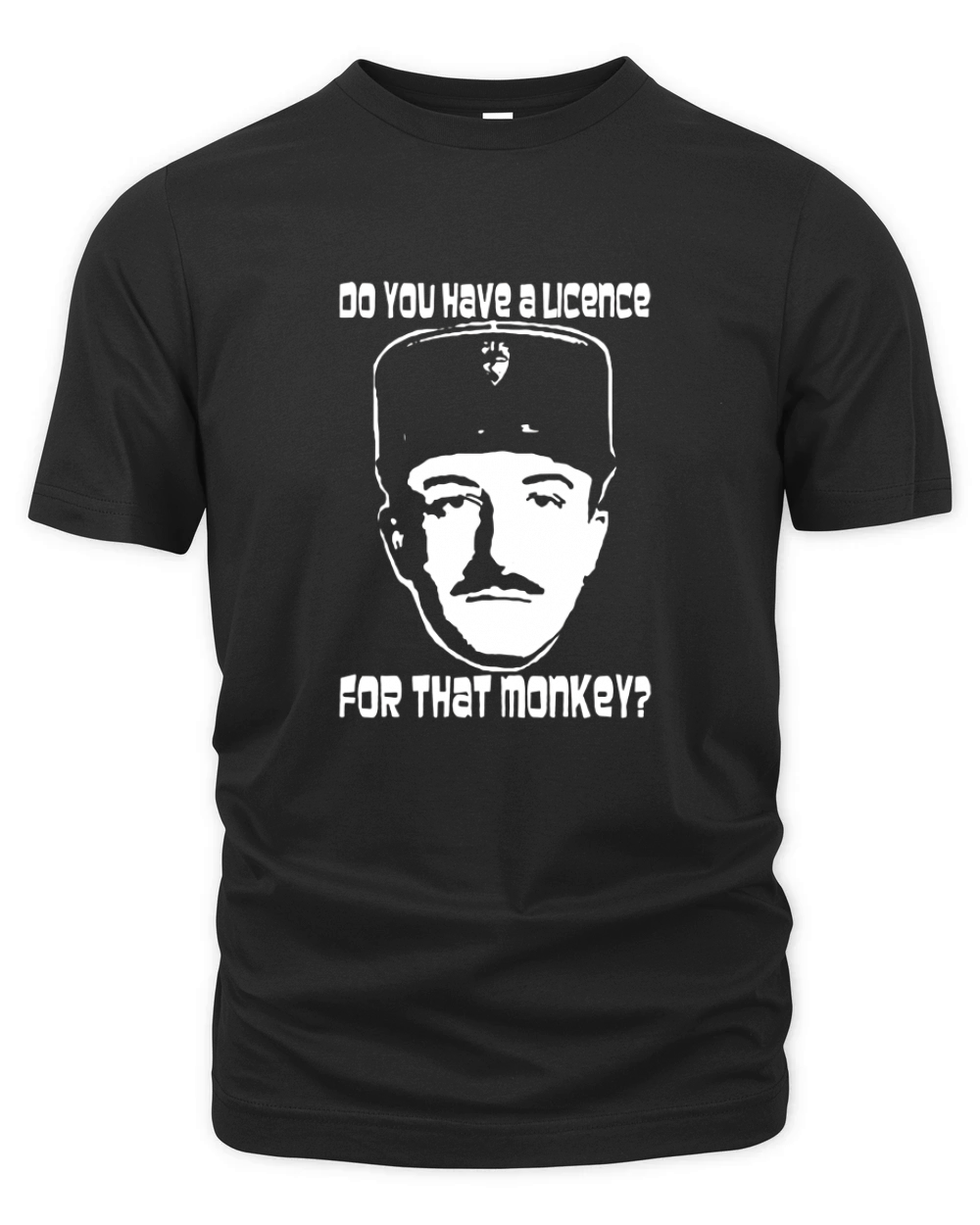 Inspector Clouseau License for Monkey Organic Unisex T-shirt