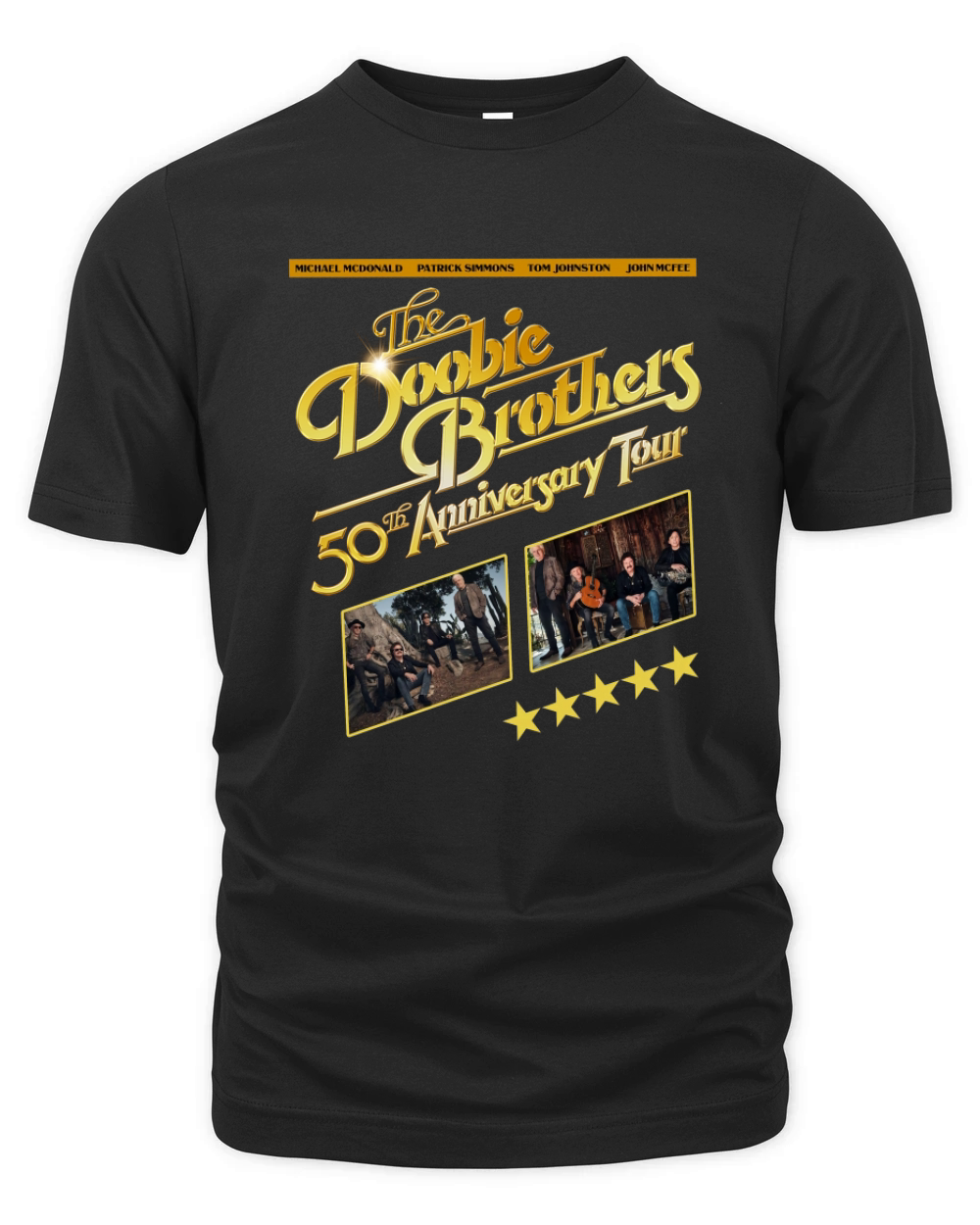 The Doobie Brothers 50th Anniversary Tour Organic Unisex T-shirt
