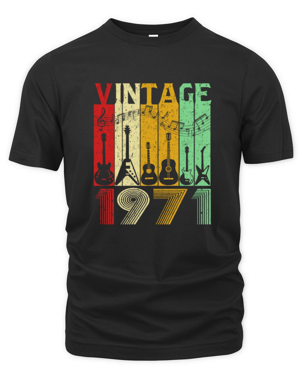 Vintage guitar - guitar lover Organic Unisex T-shirt
