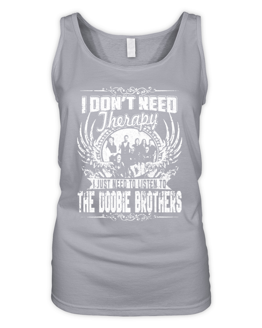 I Don't Need Therapy i Just Need To Listen To The Doobie Brothers TShirt Organic Women's Tank Top