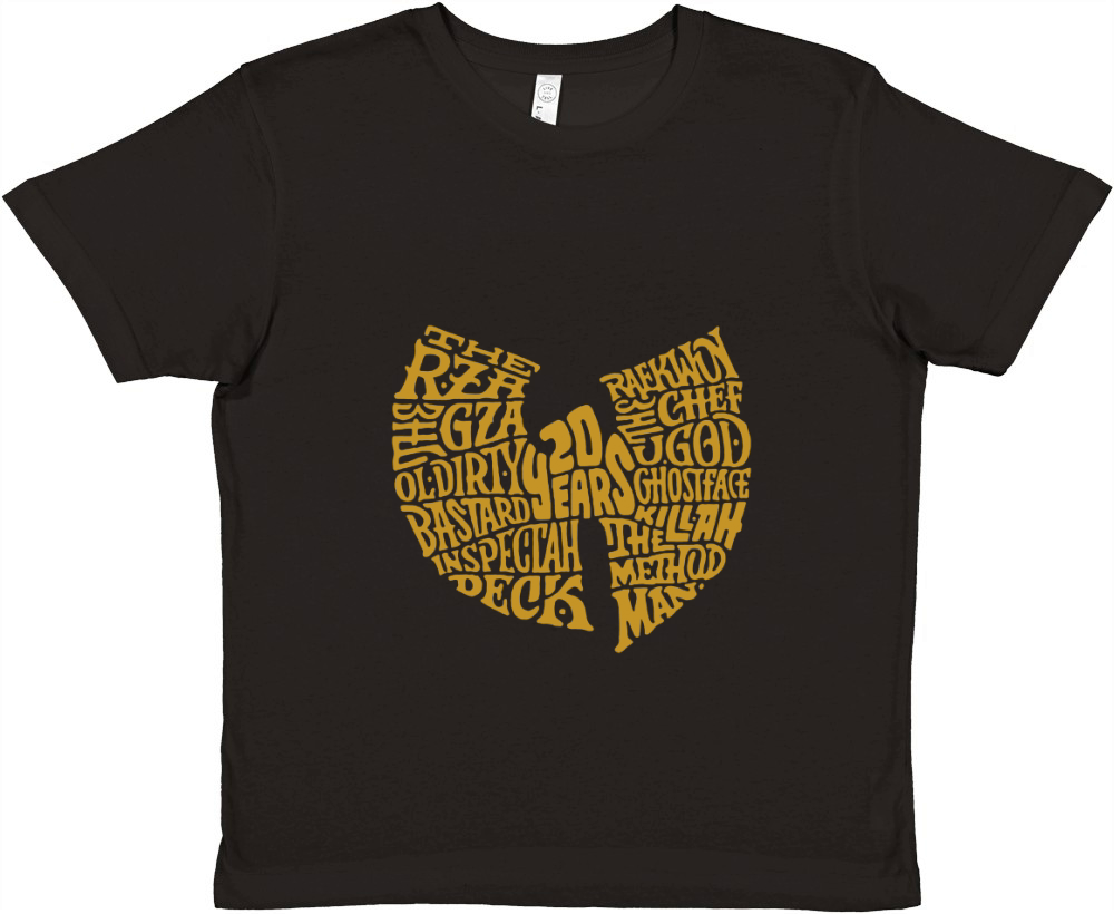 Wu Tang 20 Years Premium Kids Crewneck T-shirt