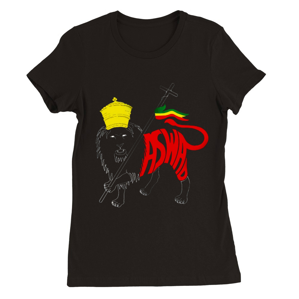 Aswad Reggae Premium Womens Crewneck T-shirt