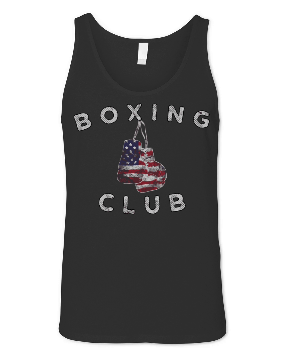Boxing Club Vintage Us Flag Boxing Gloves Unisex Jersey Tank