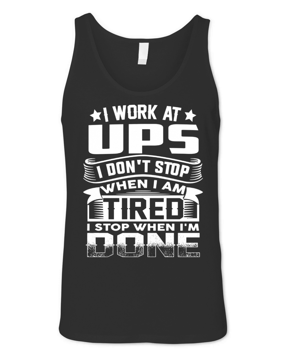 ups Unisex Jersey Tank