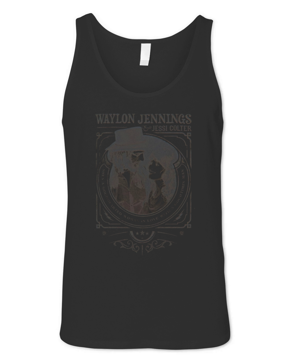 Waylon Jennings Unisex Jersey Tank
