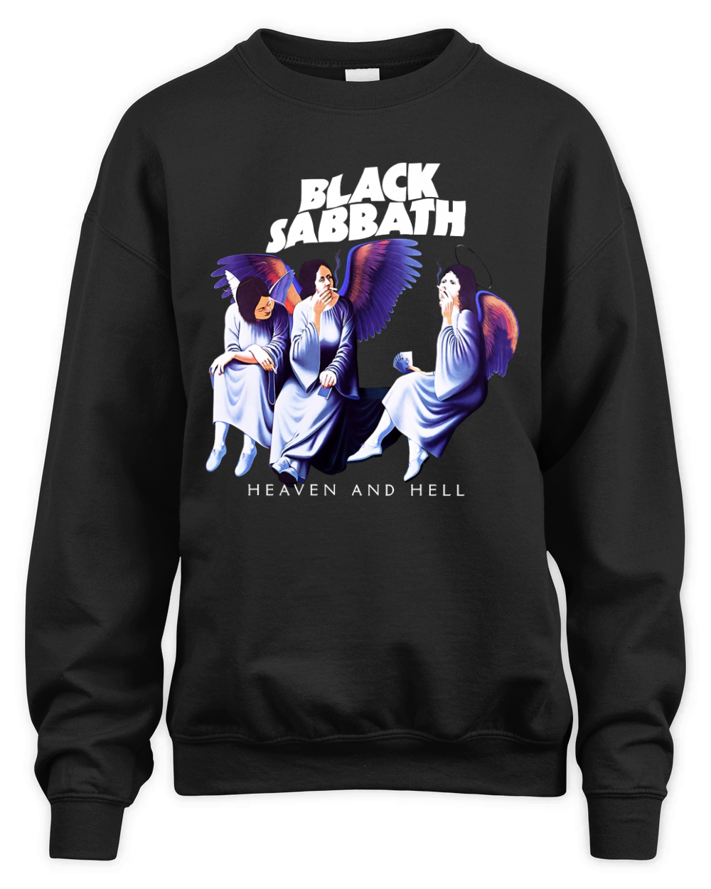 Black Sabbath heaven and hell shirt Unisex Premium Crewneck Sweatshirt