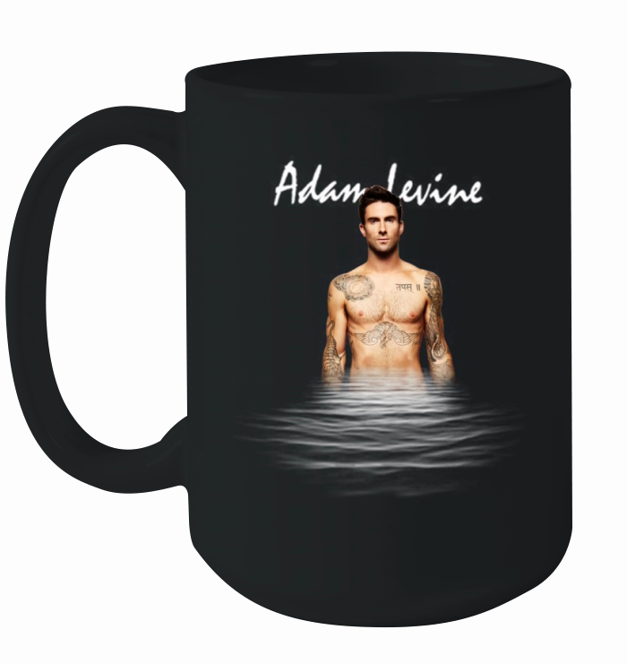 Adam Levine underwater shirt Ceramic Mug