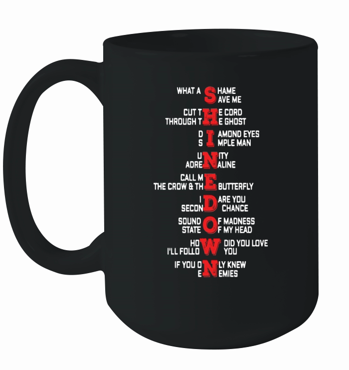 SHINEDOWN T SHIRT Ceramic Mug