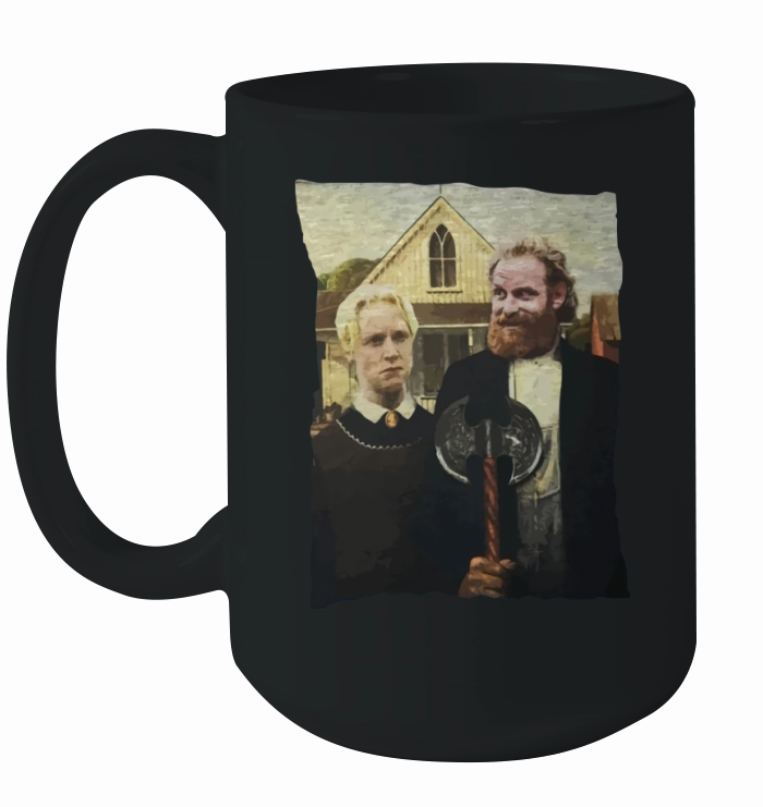Tormund and Brienne Westeros American Gothic shirt Ceramic Mug