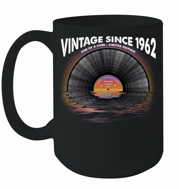 Vintage since 1962 Retro Disco Music Vintage Ceramic Mug